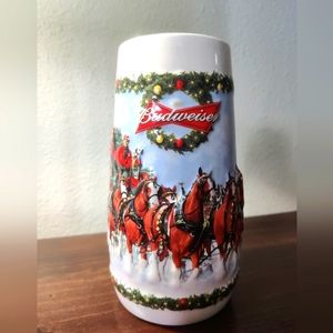 Budweiser A Holiday Tradition 2009 Beer Stein Mug  CS699 Vintage Collectible